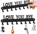 Key Holder for Wall - 'Love You Bye' Key Hooks,Key Holder Wall Mount Self Adhesive, Key Rack Wall Mount for Wall No Drill for