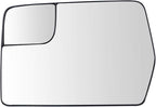 TRQ Driver Side Mirror Glass Convex Snap On Compatible with 2011-2014 Ford F-150