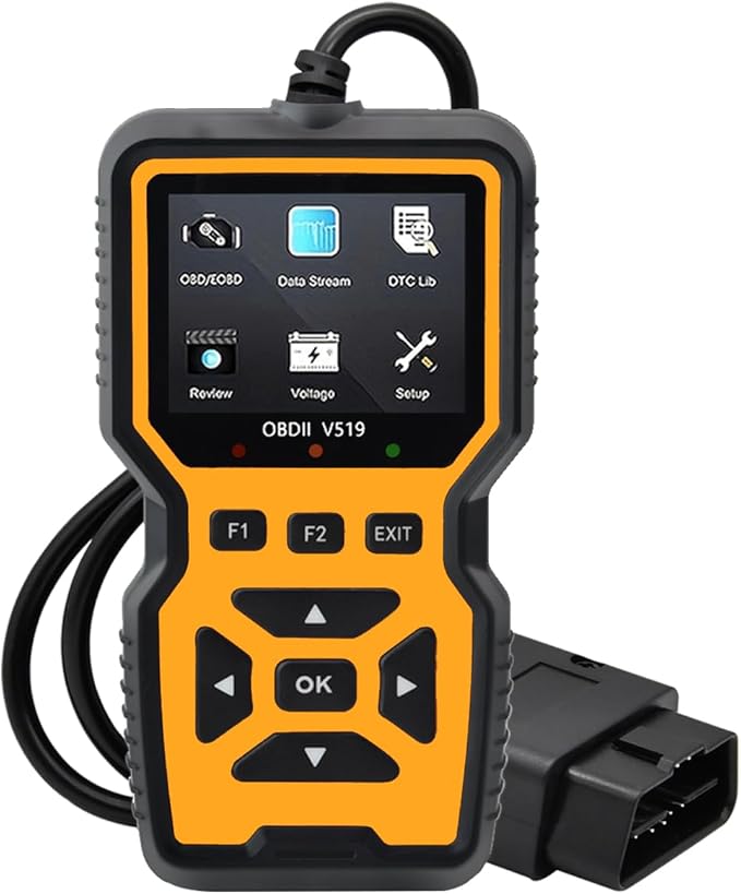 OBD2 Scanner Diagnostic Tool - Check Engine Light Code Reader, Reset Function, Data Stream, I/M Readiness, Full Features, Modes