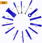 GOOACC 238Pcs Trim Removal Tool, Auto Push Pin Bumper Retainer Clip Set Fastener Terminal Remover Tool Adhesive Cable Clips P