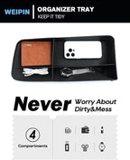 for Center Console Screen Organizer Tray TPE Materials Compatible with 2024-2026 L EXUS TX350/TX350h/TX450h+/TX500h