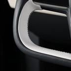 MEWANT Hand Stitched Tesla Model S Yoke Steering Wheel Cover Wrap for Tesla Model S 2021-2023 / Model X 2021-2023 Tesla Yoke Steering Wheel Accessories(3D Style)