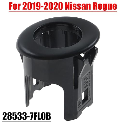 4Pcs Bumper Parking Assist Sensor Cover Bezel for Nissan Rogue 2019 2020 285337FL0B 28533-7FL0B