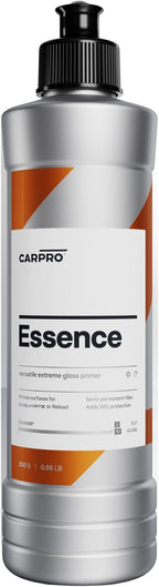 CARPRO Essence: Extreme Gloss Primer - SiO2 Protection, Nano-Tech Quartz, Remove Swirls & Build Clear Coat Thicker, Primes Surface for CQUARTZ or Reload, High Gloss Durable Resins - 250ml (8oz)