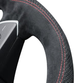 MEWANT DIY Stitching Steering Wheel Cover Wrap for Tesla Model 3 Highland 2023-2025/Model Y 2025 Highland for Tesla Model 3/Model Y Accessories(3D Style)