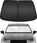 ARISMOTOR Windshield Sun Shade for Chrysler Pacifica Minivan 2017-2025 2026, Custom Fit Foldable Front Window Sunshade Sun Visor Protector, Block UV Rays Keep Your Car Cooler