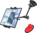 Tablet Holder for Car Dashboard Windshield, [Super Suction Cup] for iPad Car Mount, Truck Heavy Duty Tablet Mount for iPad Pro 12.9 Air Mini, Galaxy Tab, All 4-12.9" Tablets and Phones