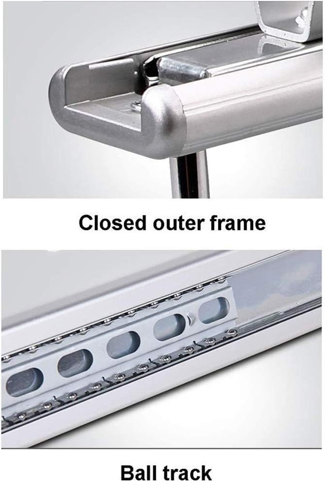 Heavy Duty Hanger Closet Clothes Rail,Extendable Coat Hanger with Sliding Rail,Organizer Rack for Wardrobe -9.7in,12.1in,14in