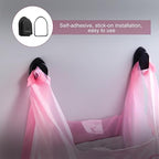 Car Trash Bag Hanging Disposable Car Garbage Bag Pack of 200 Small Auto Trash Bag for Car with 4 Hook for Car Kitchens Bedrooms Offices During Travel and Camping (Pink)