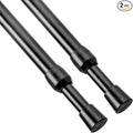 Goowin Tension Curtain Rod 22 to 36 Inch, 5/8" Diameter No Drilling Small Rod, Expandable Spring Loaded Curtain Rods, Rods fo