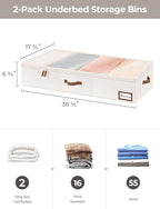 Under Bed Storage Containers with Under Bed Shoe Storage