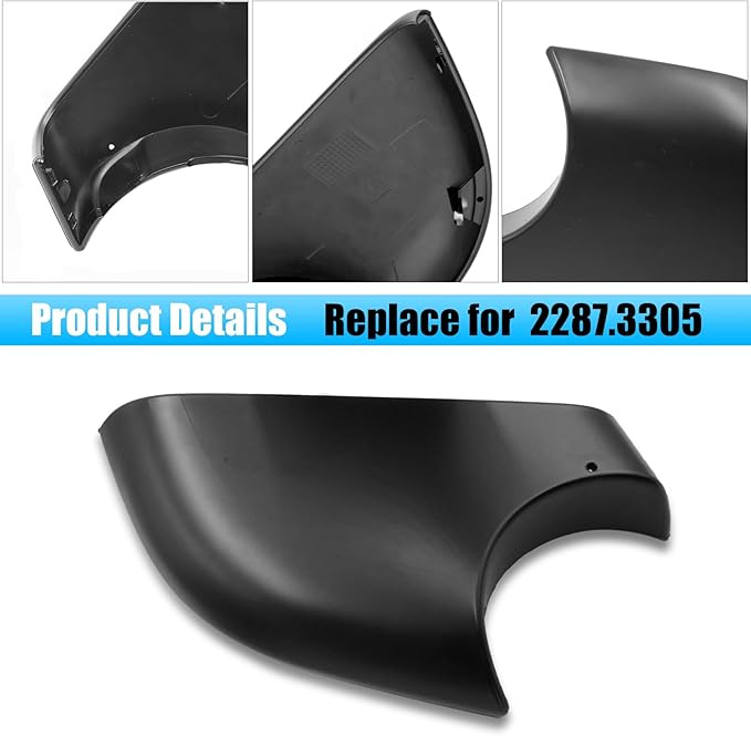 Jaronx Compatible with Tesla Model 3 Mirror Bottom Cover & Housing Frame 2017-2025, Left Driver Side Rearview Mirror Cover Bracket Lower Base & Frame Housing Replacement for Tesla Model 3