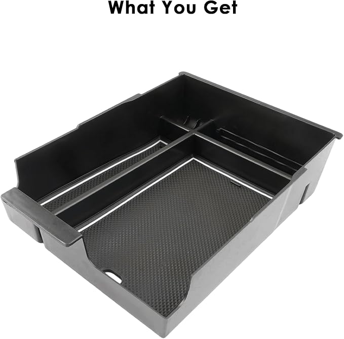 for Hyundai Palisade Center Console Organizer Tray for 2023-2025 Palisade SE/SEL/XRT/Limited/Calligraphy Armrest Box Secondary Storage Glove Box Insert Accessories (23-25 Palisade White Trim)