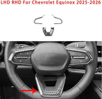 Steering Wheel Cover Compatible with Chevrolet Equinox 2025 2026, Auto Interior Upgrade Accessories-Carbon Fiber Pattern