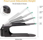Neprock Shoe Rack Shoe Organizer Space-Saving Storage Shoe Organizer for Closet,Shoe Stacker Shoe Slots Space Saver Double St