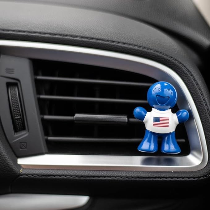 Little Joe 96419-6PK USA Edition New Car Scent Car Air Freshener Vent Clip, Fights Odors for up to 45 Days, Long-Lasting Fres