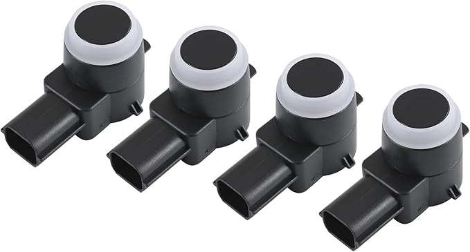 JDMSPEED Set of 4 Pcs Rear Bumper Backup Parking Sensor w/O-Ring Replacement for Chevrolet Cadillac GMC Chevy Saturn Buick Replaces 25961317 15239247 25961321 21995586 25962147 Parking Assist Sensors