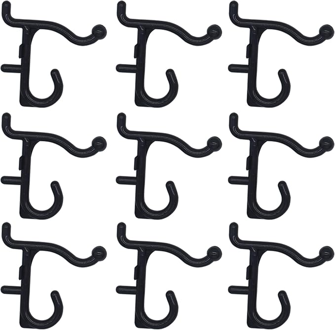 Colorstorm 200 PCS Mixed Styles Pegboard Hooks Assortment Kit Organizing Various Tools for Hanging Storage, Garage Wall Attac
