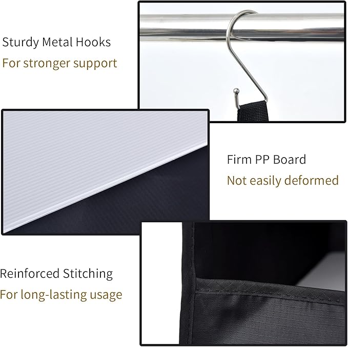 GRANNY SAYS 4-Shelf Hanging Organizer, Closet Hanging Shelves, Closet Hanging Storage Organizers, Organization for Bedroom, L
