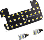 LED Light Kit For Toyota 2nd Gen Tacoma,2 Map lights + 1 Rear Dome Light,White Light,Cab Interior Lamp Upgrade Accessories,Fits years 2005,2006,2007,2008,2009,2010,2011,2012,2013,2014,2015