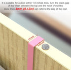 Coat Rack, Over The Door Hanger with Mesh Basket, Detachable Storage Shelf for Towels, Hats, Handbags, Coats (Pink-2 Baskets)