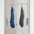 Heavy Duty Pull Down Closet Rod - Extendable Clothes Rail, Extendable Wardrobe Lift, Adjustable Width Pull Down Closet Rod, A