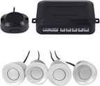 Car Reverse Backup Parking Sensor Radar System, Buzzer Beeps, Detection Distance:30~150CM, Waterproof Sensors (22mm Diameter 