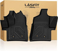 LASFIT Floor Mats for 2022-2026 Ford Transit Vinyl Floor Transit 150/250/350/350HD(Not for Transit Connect) All Weather Protector TPE Van Floor Liners for Transit Cargo/Passenger/Crew Vans, Black