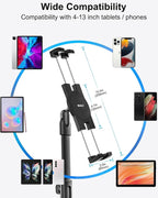 woleyi Cup Holder Tablet Holder for Car Mount - [3 in 1 Expander Bottle] Car Cup Tablet Mount for Car/Truck with Height Adjustable Metal Arm, for iPad Pro Air Mini, Galaxy Tab, Z Fold, 4.7-13" Devices