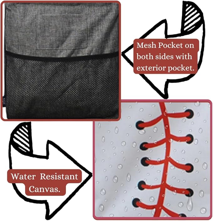 NGIL Utility Tote Bag (Baseball-white)