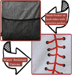 NGIL Utility Tote Bag (Baseball-white)
