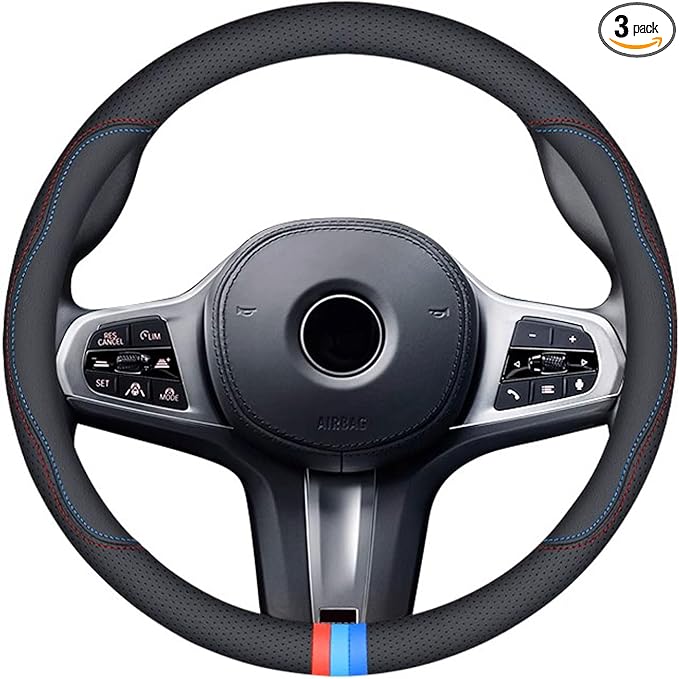 2025 Nappa Leather Car Steering Wheel Cover for BMW X3 X5 X1 X4 X7 X6 2 5 3 7 8 4 M2 M3 M4 M5 M6 M8 Series IX 328i 528i 535i 