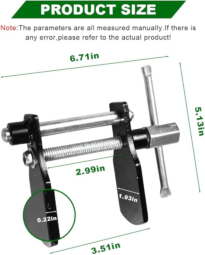 Brake Caliper Compression Tool, Disc Brake Pad Installation Spreader, Heavy Caliper Piston Spreader Tool, Universal Disassemb