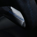 MEWANT Hand Stitched Tesla Model S Yoke Steering Wheel Cover Wrap for Tesla Model S 2021-2023 / Model X 2021-2023 Tesla Yoke Steering Wheel Accessories