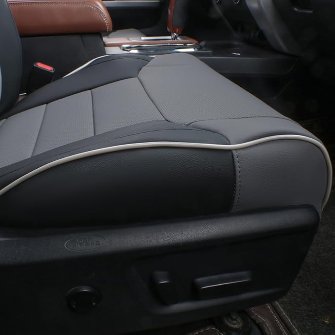 EKR Custom Fit Tacoma Rear Car Seat Covers for Select Toyota Tacoma (Petrol) 2024 2025 2026 Double cab SR,SR5,TRD Sport,TRD O