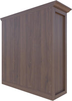 OSCHF Cube Shelf Bookcase with Base - Wooden 3 Tiers Floor Standing Low Storage Cabinet for Home and Office, 9-Cube Lattice B