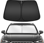 ARISMOTOR Windshield Sun Shade for Audi Q3 2019-2025 2026, Custom Fit Foldable Front Window Sunshade Sun Visor Protector, Block UV Rays Keep Your Car Cooler