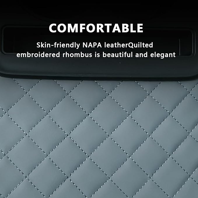 Car Armrest Cushion, Car Center Console Cover, Leather Armrest Cover for Car, Universal Middle Console Cushion with Storage Box, Cup Holder, Phone Slot, Waterproof Interior Accessories (Black)