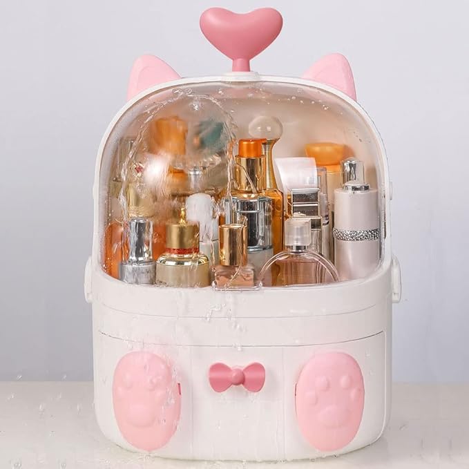 Makeup Storage Organizer Creative Simple Cosmetics Storage Box Skin Care Products Cosmetics Display Cabinet Suitable for Bath