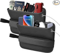 FLORICH Car Seat Gap Filler Organizer, 2-in-1 Seats Gap Filler Organizer and Storages Between Seat Car Gap Filler, Car Organizer Front Seat Universal Fit for Car SUV Truck Black 2 Pack