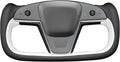 MEWANT Hand Stitched Tesla Model S Yoke Steering Wheel Cover Wrap for Tesla Model S 2021-2023 / Model X 2021-2023 Tesla Yoke Steering Wheel Accessories(3D Style)