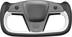 MEWANT Hand Stitched Tesla Model S Yoke Steering Wheel Cover Wrap for Tesla Model S 2021-2023 / Model X 2021-2023 Tesla Yoke Steering Wheel Accessories(3D Style)