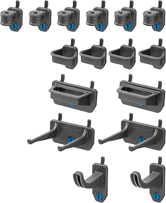 ROCKLER 16-Piece Pliers and Drivers Pegboard Hook Set