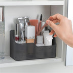 Makeup Organizer Mirror Cabinet Storage Box Desktop Cosmetics Storage Box Home Dressing Table Organization Storage Rack Stora