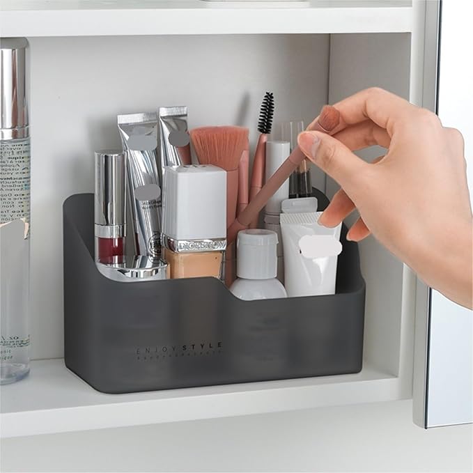 Makeup Organizer Mirror Cabinet Storage Box Desktop Cosmetics Storage Box Home Dressing Table Organization Storage Rack Stora