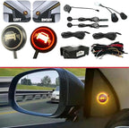 Kit 2pcs Car Blind Spot Radars Detection BSD Warning Light Sensor Change Lane Driving Assistance Car Rear Sensors