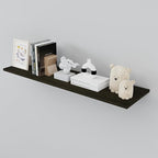 Floating Shelf Board for Wall 5/8" – No Brackets – 36" L x 12" W x 0.6" T Ash Melamine Wood Floating Shelves for Bathroom, Ki