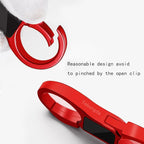 Key Chain Quick Release Spring 2 Pack with 4 Key Rings Heavy Duty Keychain Organizer for Men and Women