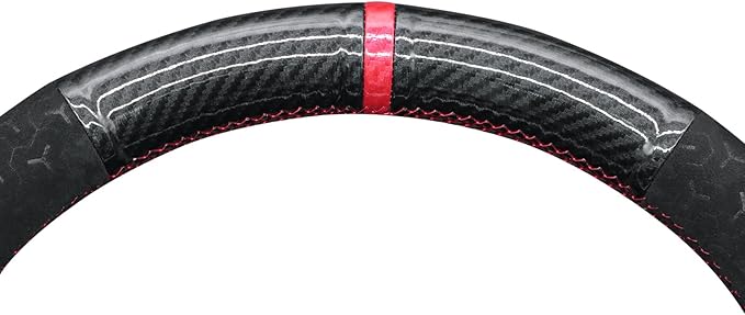 MEWANT DIY Stitching Steering Wheel Cover Wrap for Tesla Model 3 Highland 2023-2025/Model Y 2025 Highland for Tesla Model 3/Model Y Accessories