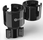 DYLEN Car Cup Holder Expander, 2 in 1 Cup Holder Adapter Extender for Car with Expandable Insert, Fits Yeti, Hydroflask and O